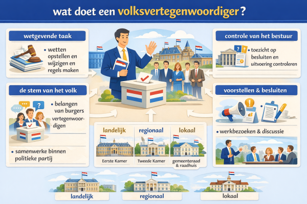 Alles over het beroep volksvertegenwoordiger Wat doet een volksvertegenwoordiger